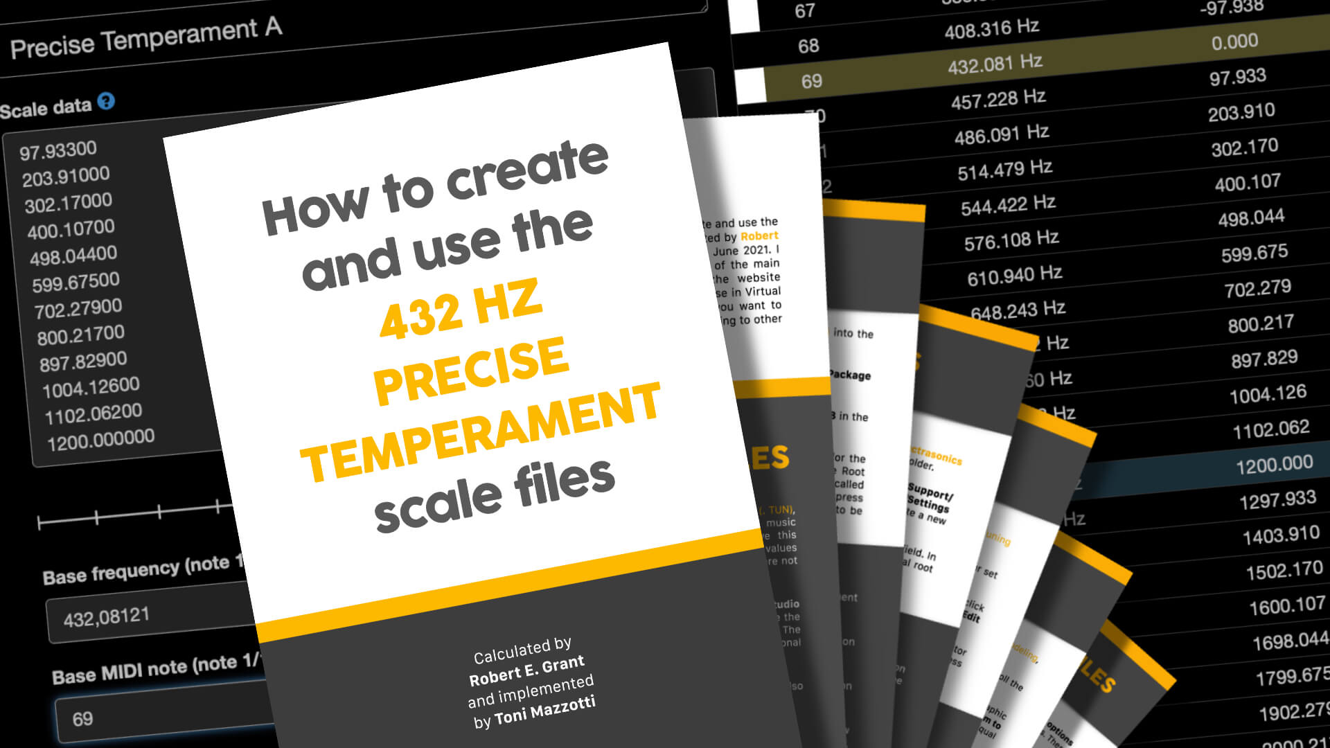 How to create and use the 432 Hz Precise Temperament scale files -  ToniMazzotti